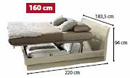 Кровать VELA с подъемным мех-мом 160x200 TEKNIC 133LET.05AV