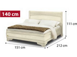 Кровать Tiziano 1